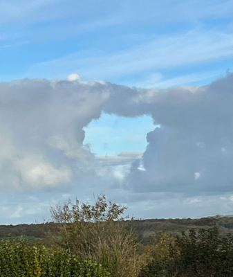 An invitation to "come up here!"