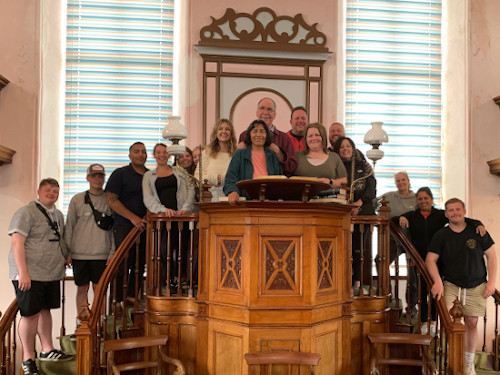 Washington State YWAM team at Blaenannerch Chapel